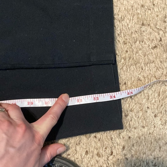 Old Navy Black Slim Fit Pixie Side Panel Maternity Trousers - Picture 9 of 9